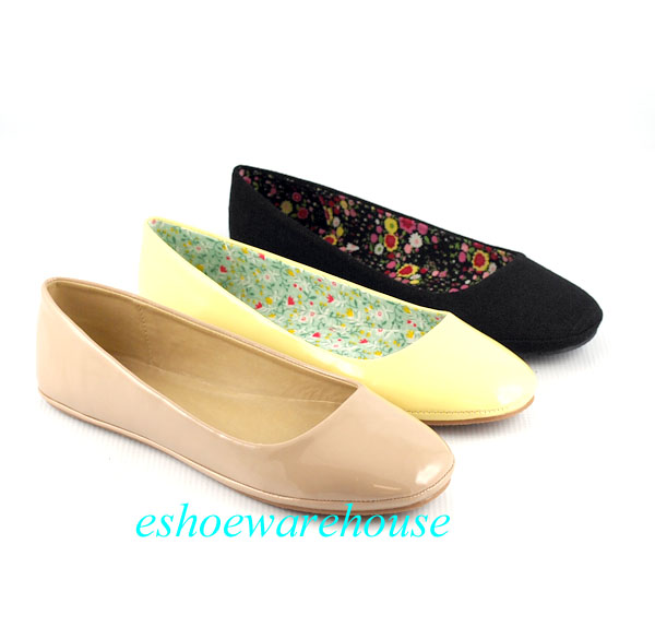 pale yellow ballet flats