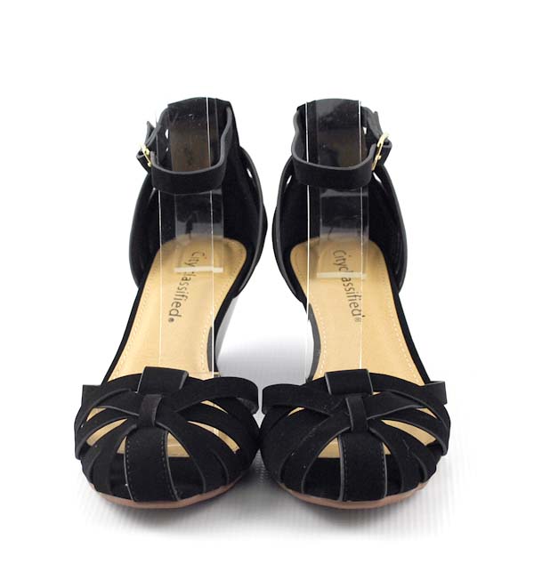 Report Berner Caged Heel Sandal | Caged sandals heels, Sandals heels, Black sandals heels
